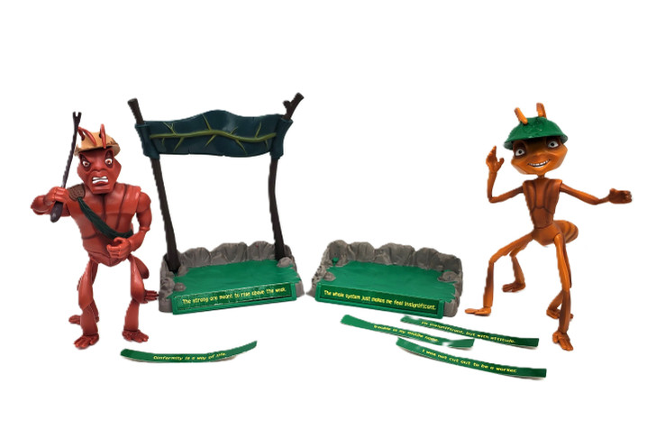 Dreamworks (1998) ANTZ General Mandible and Z action Action Figure
