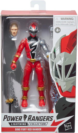 Hasbro Power Rangers Lightning Collection Dino Fury Red Ranger 6