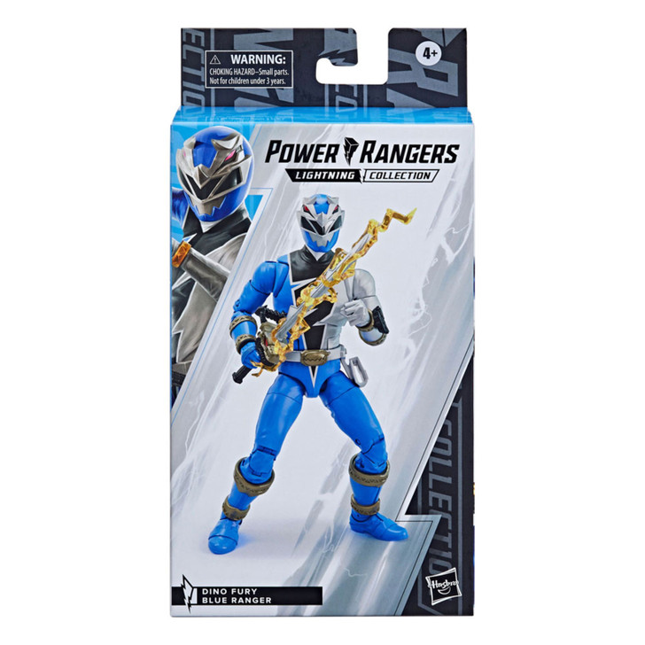 Hasbro Power Rangers Lightning Collection Dino Fury Blue Ranger 6" Action Figure
