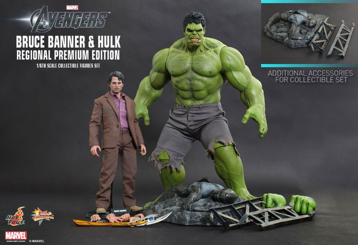 Hot Toys MMS 230 Avengers – Bruce Banner & Hulk Sixth Scale