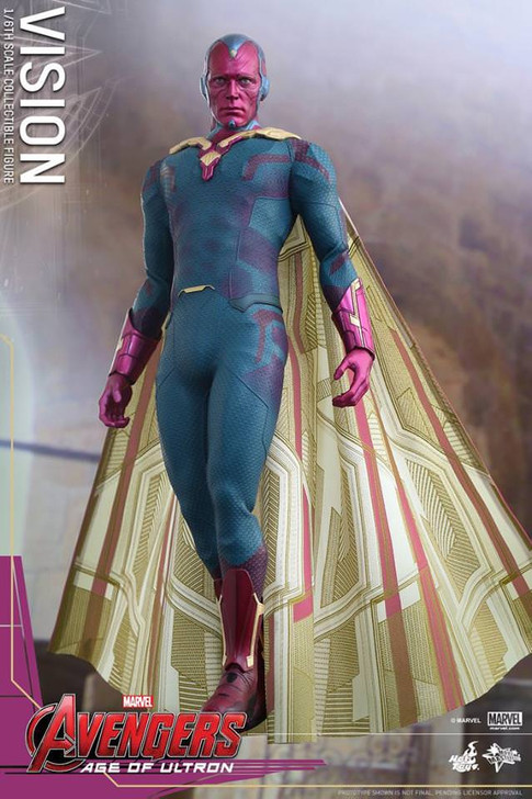 Hot Toys MMS 296 Avengers : Age of Ultron Vision Sixth Scale Figure (OPEN PACKAGE)