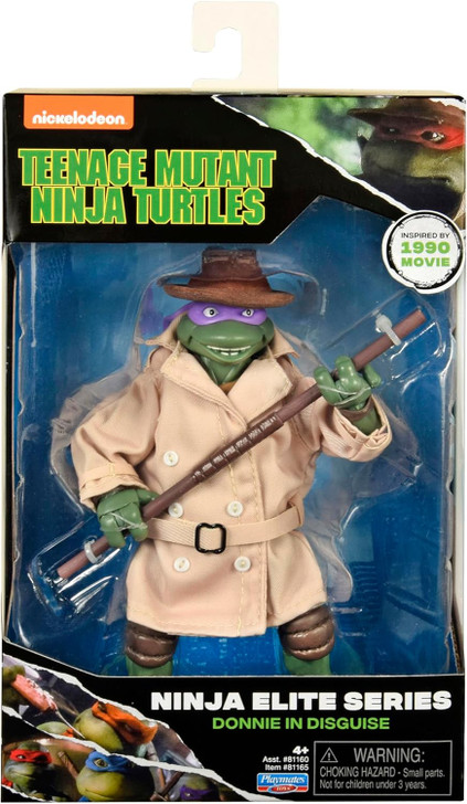 Playmates TMNT Ninja Elite Series (1990 Movie) Donnie in disguise