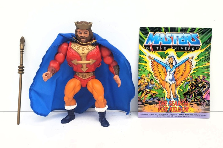 Mattel (1986) MOTU King Randor action figure complete with comic