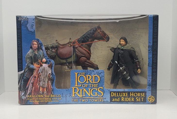 ToyBiz Lord of the Rings Aragorn (Strider) with Brego Deluxe Horse