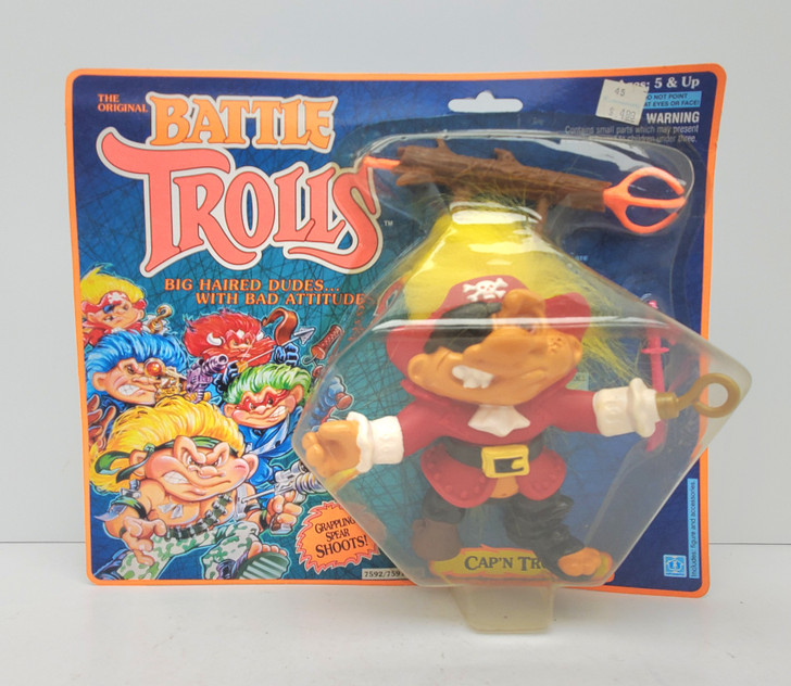 Hasbro (1992) Battle Trolls Cap'N Troll action figure