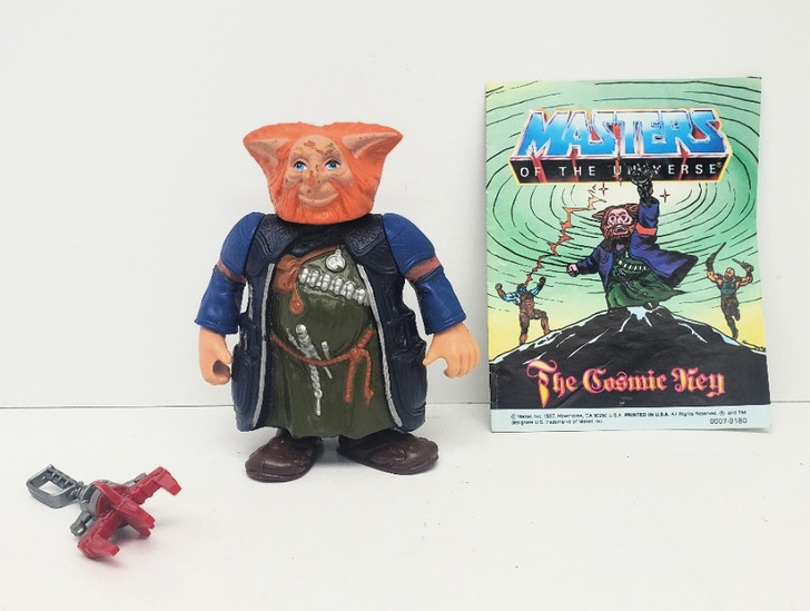 Mattel (1987) MOTU Gwildor action figure with comic