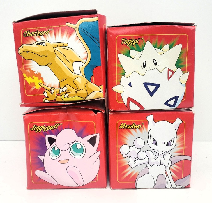 Burger King (1999) Pokemon 23K Gold Plated Trading Card set of 4