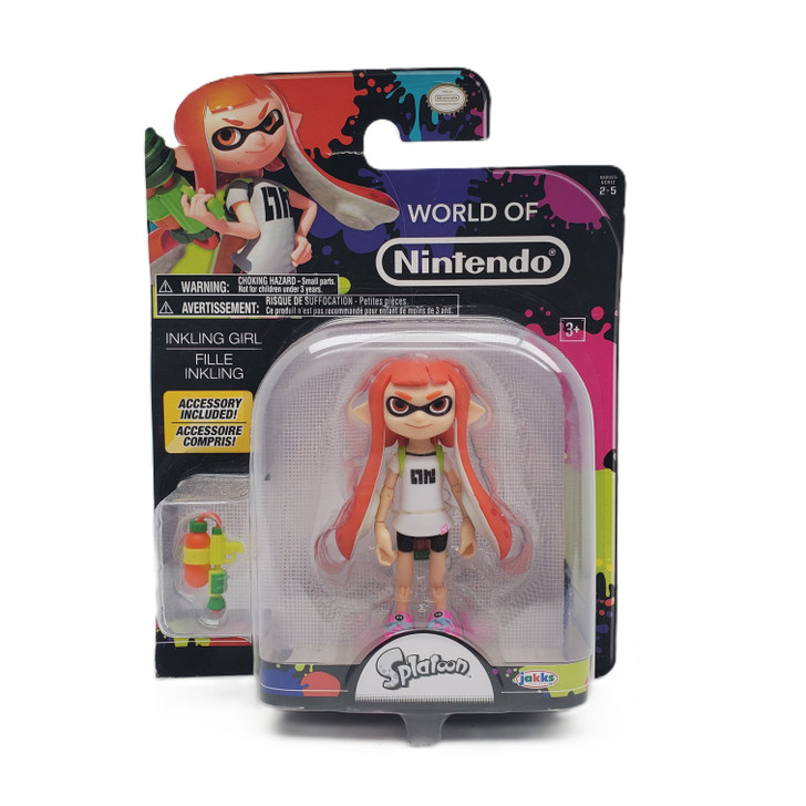 Jakks World of Nintendo SPLATOON Inkling Girl action figure