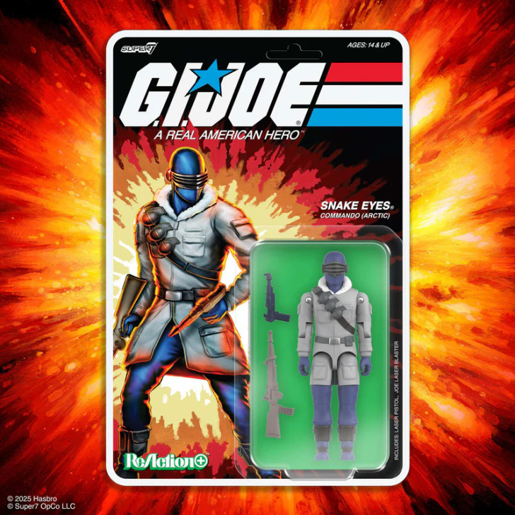 G.I. Joe ReAction+ Wave 5 (Movie) Arctic Snake Eyes