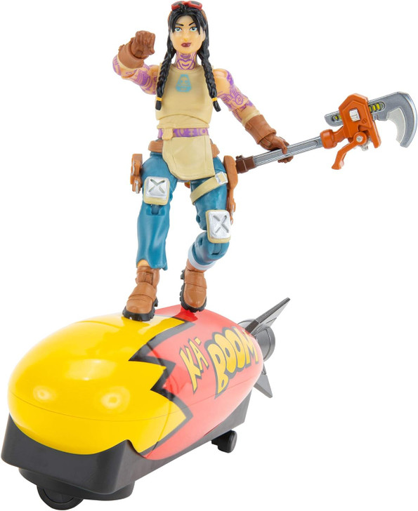 Jazwares FORTNITE - Jules and Bombs Away! Glider 4" scale action figure (no package)
