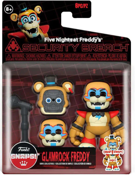 Funko FNAF Snaps Security Breach Glamrock Freddy