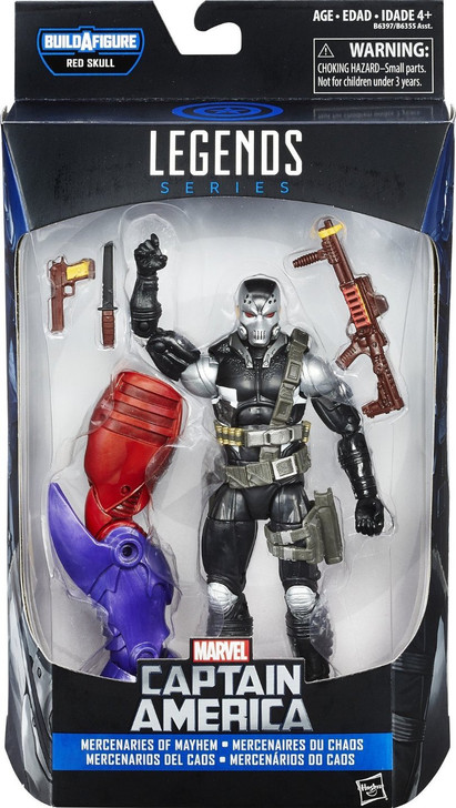 Hasbro Marvel Legends Demolition Man 6" action figure BAF Red Skull series