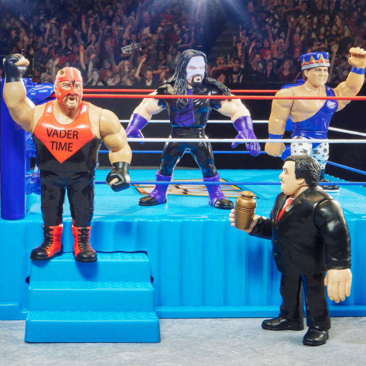 WWE Retro Action Figures 4-Pack Bundle Undertaker, Paul Bearer