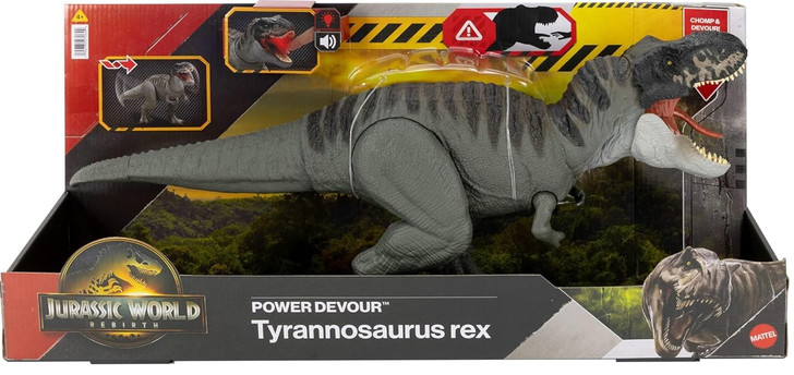 Jurassic World Rebirth Power Devour Tyrannosaurus Rex Action Figure
