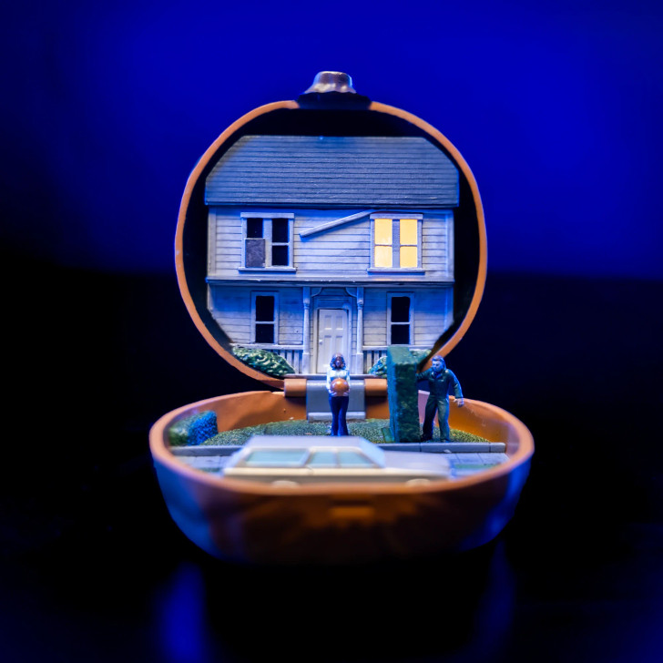 Halloween (1978) - Myers House Pumpkin Micro Maniacs Playset