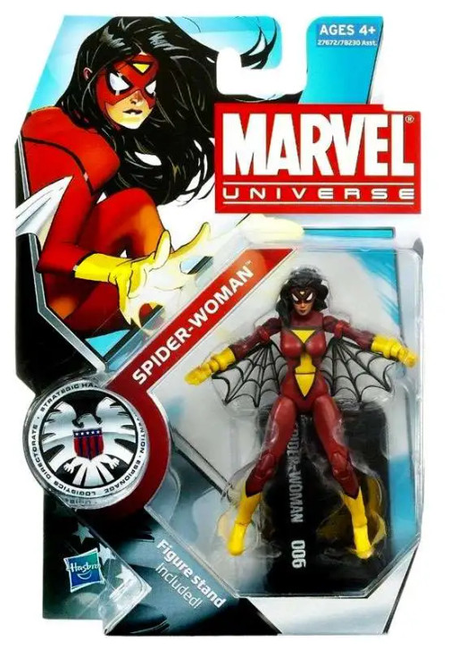Marvel Universe SMarvel Universe Series 3 Spider-Woman Action Figure #6eries 3 Spider-Woman Action Figure #6
