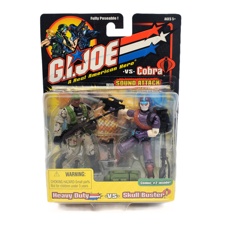 Hasbro (2002) G.I. Joe vs COBRA Heavy Duty vs. Skull Buster