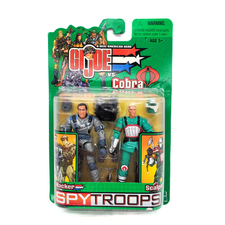 Hasbro (2003) GI Joe Spy Troops Sgt. Hacker and Scalpel