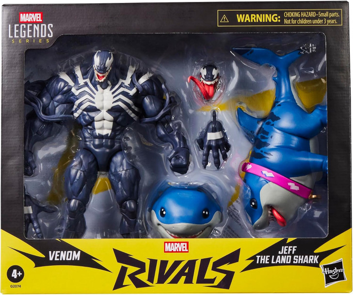 Hasbro Marvel Legends Rivals Venom and Jeff the Land Shark 2 Pack