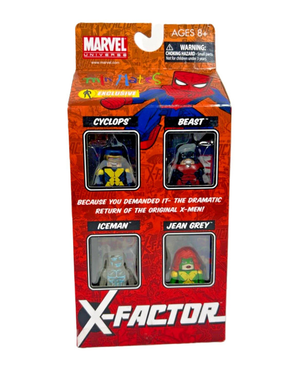 Minimates Marvel X-Factor Set Cyclops, Beast, Iceman, Jean Grey
