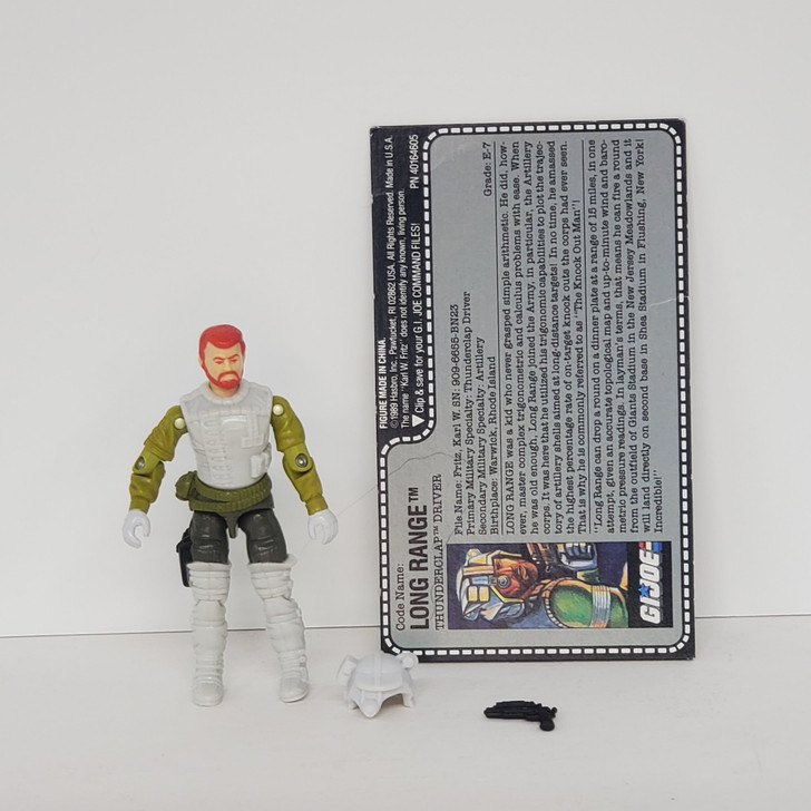 Hasbro (1989) GI JOE LONG RANGE (v1) THUNDERCLAP DRIVER action