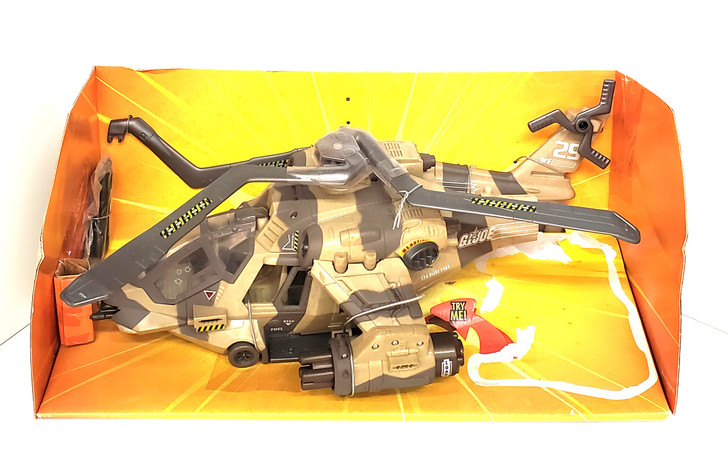 Hasbro (2002) GI Joe Spy Troops Night Attack Chopper (with insert)