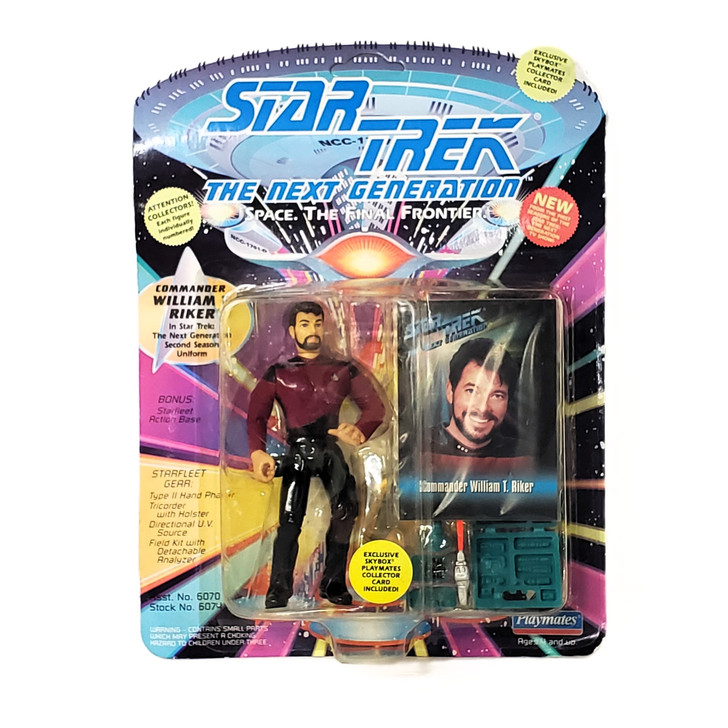 Playmates Star Trek TNG Commander William Riker (Second Season