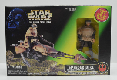 Kenner Star Wars Speeder Bike with Luke in Endor gear