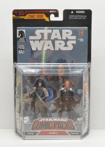 Hasbro Star Wars Comic Packs #19 Quinlan Vos and Vilmarh Grahrk