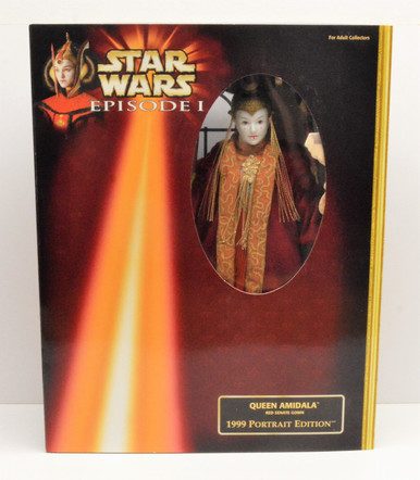 Hasbro Star Wars Queen Amidala Red Senate Gown 1999 Portrait Edition 12in  Action Figure