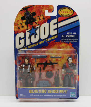 Hasbro GI Joe ARAH Major Bludd and Rock Viper Action Figure 2 