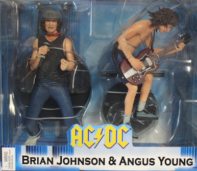 NECA AC/DC Brian Johnson and Angus Young Action Figure Set