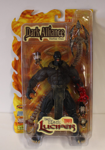 Art Asylum (2001) Dark Alliance Back in Black Lucifer action figure