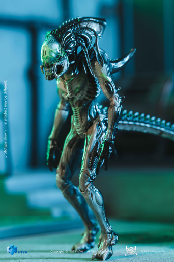 HIYA AVP Hybrid Predalien Battle Damaged 1:18th Scale Action Figure