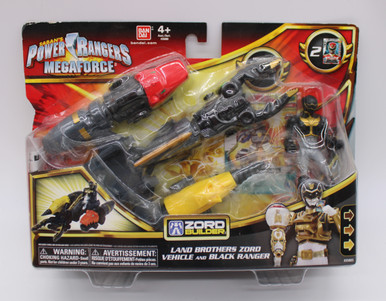 BanDai (2013) Power Rangers MEGAFORCE Black Ranger and Land