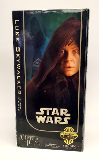 Star Wars Luke Skywalker Jedi Sideshow Exclusive Sixth Scale Figure OPEN  PACKAGE