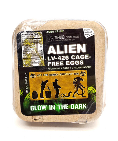 NECA Alien Egg Carton Glow-in-the-Dark Alien Eggs Accessory