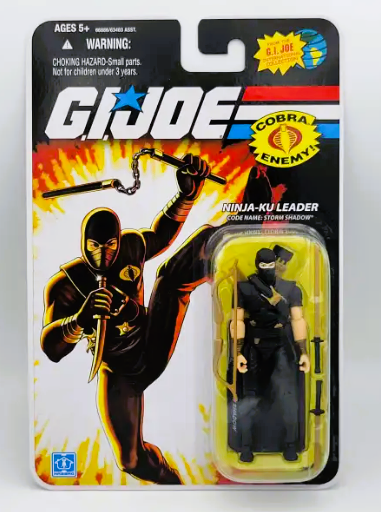 GI Joe Ninja-Ku Leader Storm Shadow Action Figure 25th