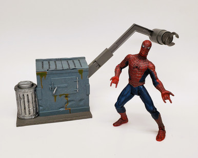 ToyBiz Spider-Man 2002 Movie Leaping Spider-Man action figure (no package)