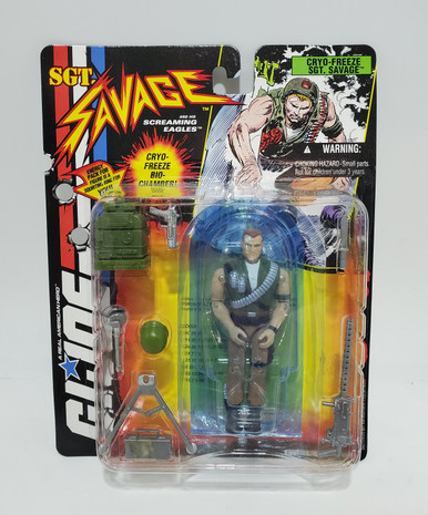 Copy of Hasbro G.I. Joe Sgt. Savage Cryo-Freeze action figure