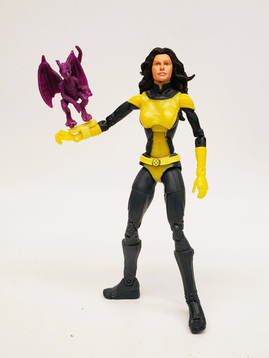 ToyBiz Marvel Legends Kitty Pryde and Lockheed 6