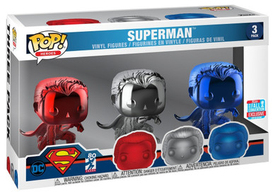 Funko Pop! Heroes: Superman 3 pack