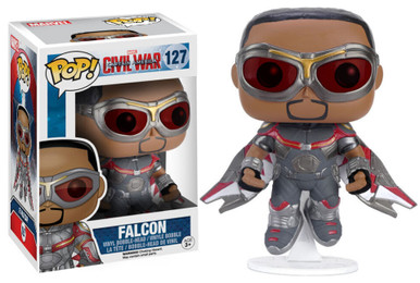(未使用･未開封品)　Funko - Figurine Captain America Civil War - Falcon Pop 10cm - 0849803072261 df5ndr3 Pop! Civil War: Falcon