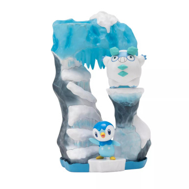 Pokémon Select Snowy Hill Glacier Environment Display with