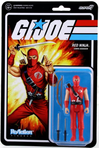 Super7 G.I. Joe ReAction Red Ninja