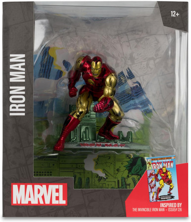 McFarlane Toys - Marvel Iron Man 1:10th Scale Posed Figure with