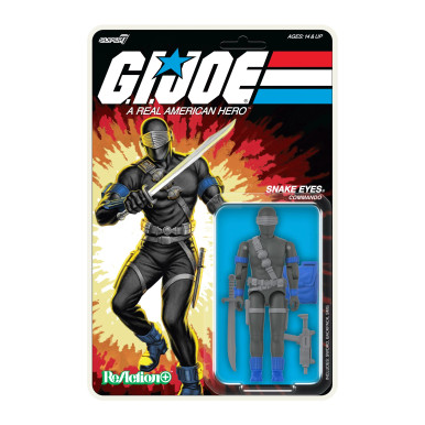 Super7 Joe ReAction+ Wave Snake Eyes (Comic)