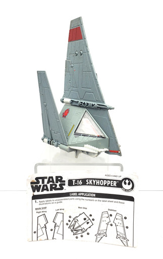 Luke's T-16 Skyhopper 1996 Star Wars Vehicle Plus Vintage Luke Skywalker Figure 1121464166