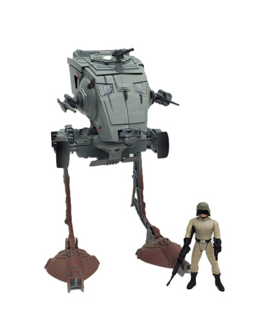 KENNER STAR WARS The Power of the Force - IMPERIAL AT-ST SCOUT WALKER