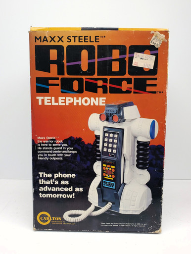 Vieux Jouet Téléphone Robot Rétro Des Années 80 – France